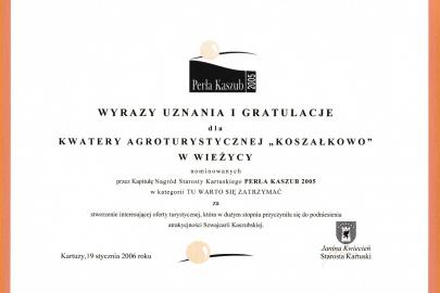 Galeria certificate #6